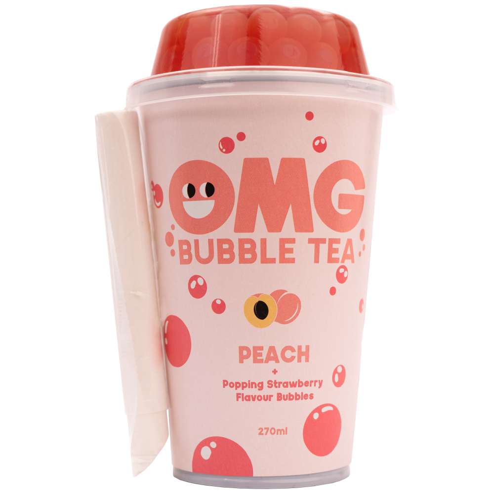 Bubble Tea OMG Pêssego 270ML X 10