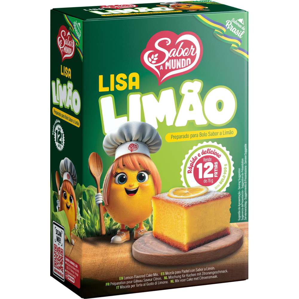 Preparado Para Bolo Limão 435g