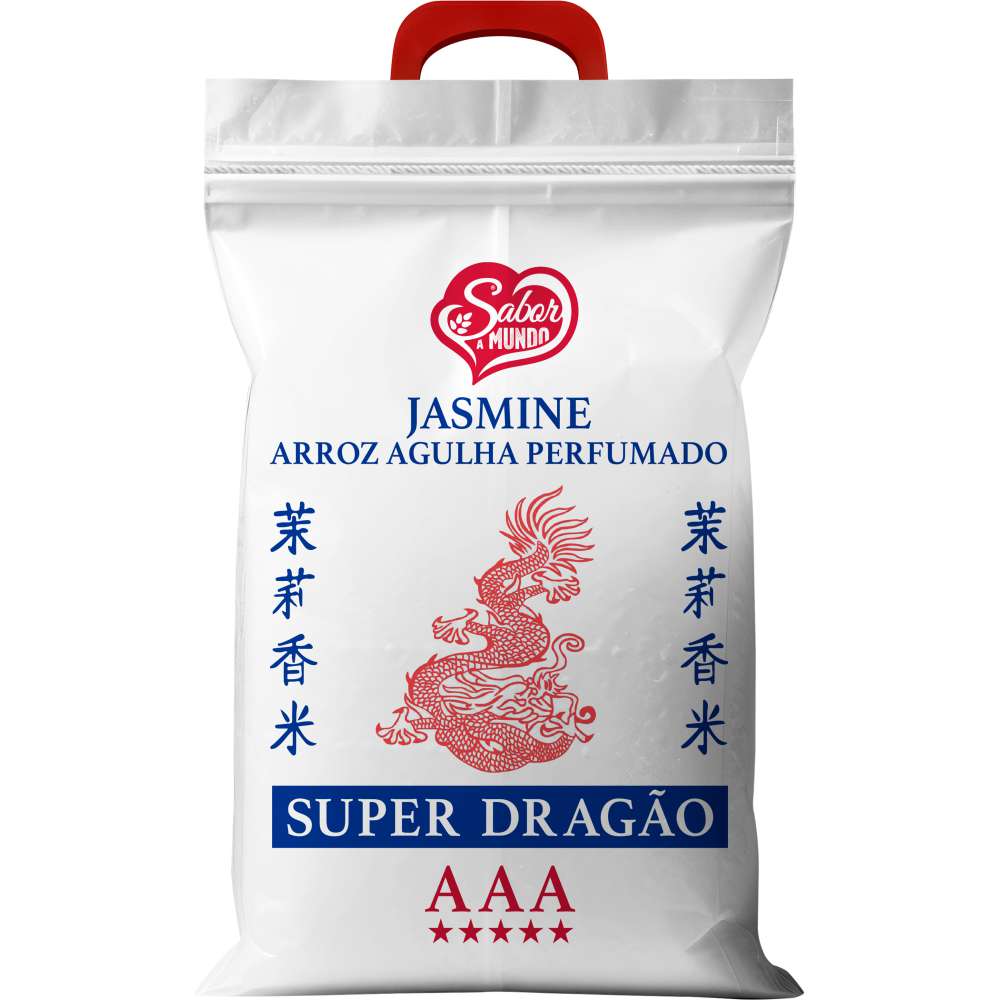 Arroz Jasmine Super Dragão 5kg