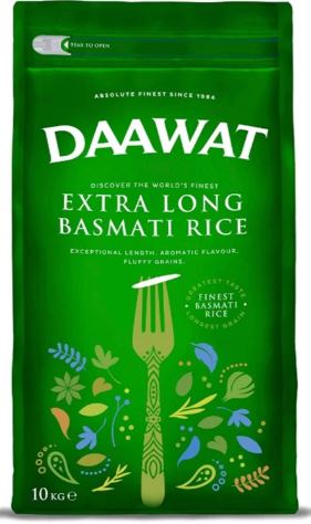 RICE - Daawat Extra Long Basmati 10Kg