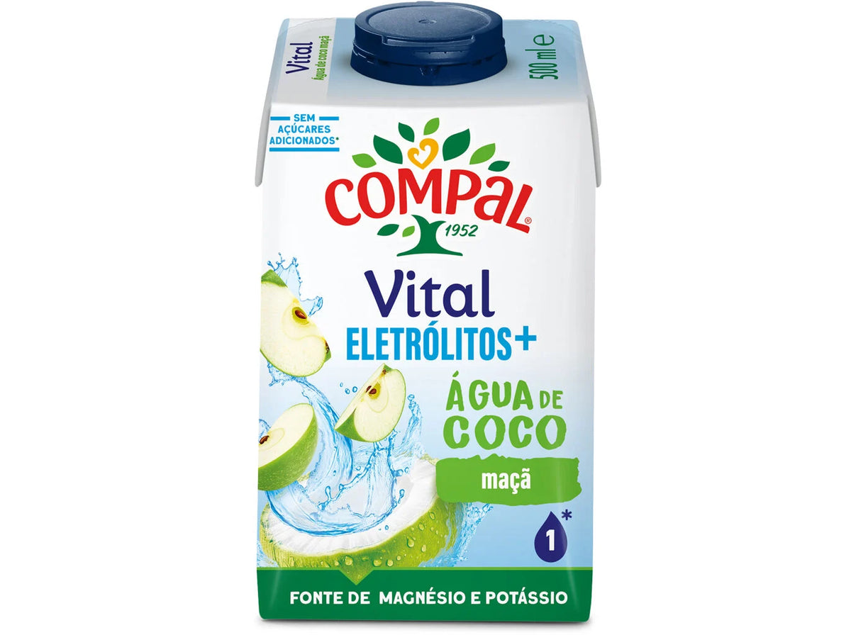 Água de Coco - Maçã - Compal  500ML