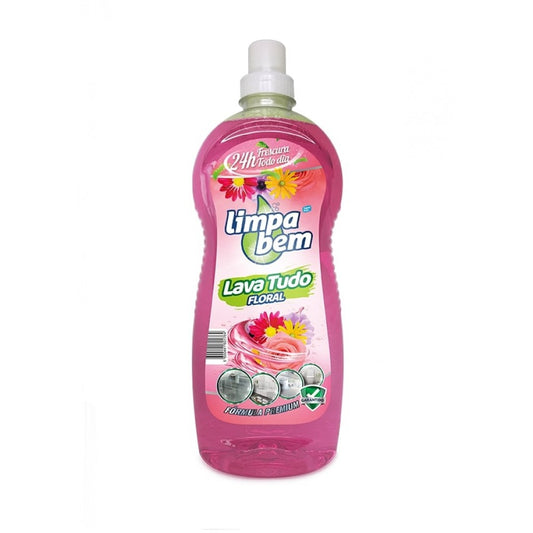 LIMPA BEM - LAVA TUDO - FLORAL - 1.5L