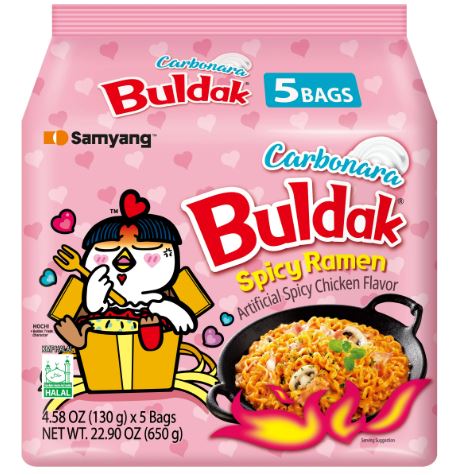 BULDAK - HOT CHICKEN FLAVOUR RAMEN x 5Und.