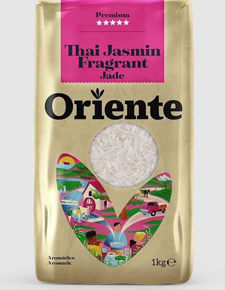ORIENTE - THAI - JASMINE RICE - 1KG X 12 UND.