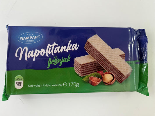 Nepolitan Waffer Hazelnut 170G