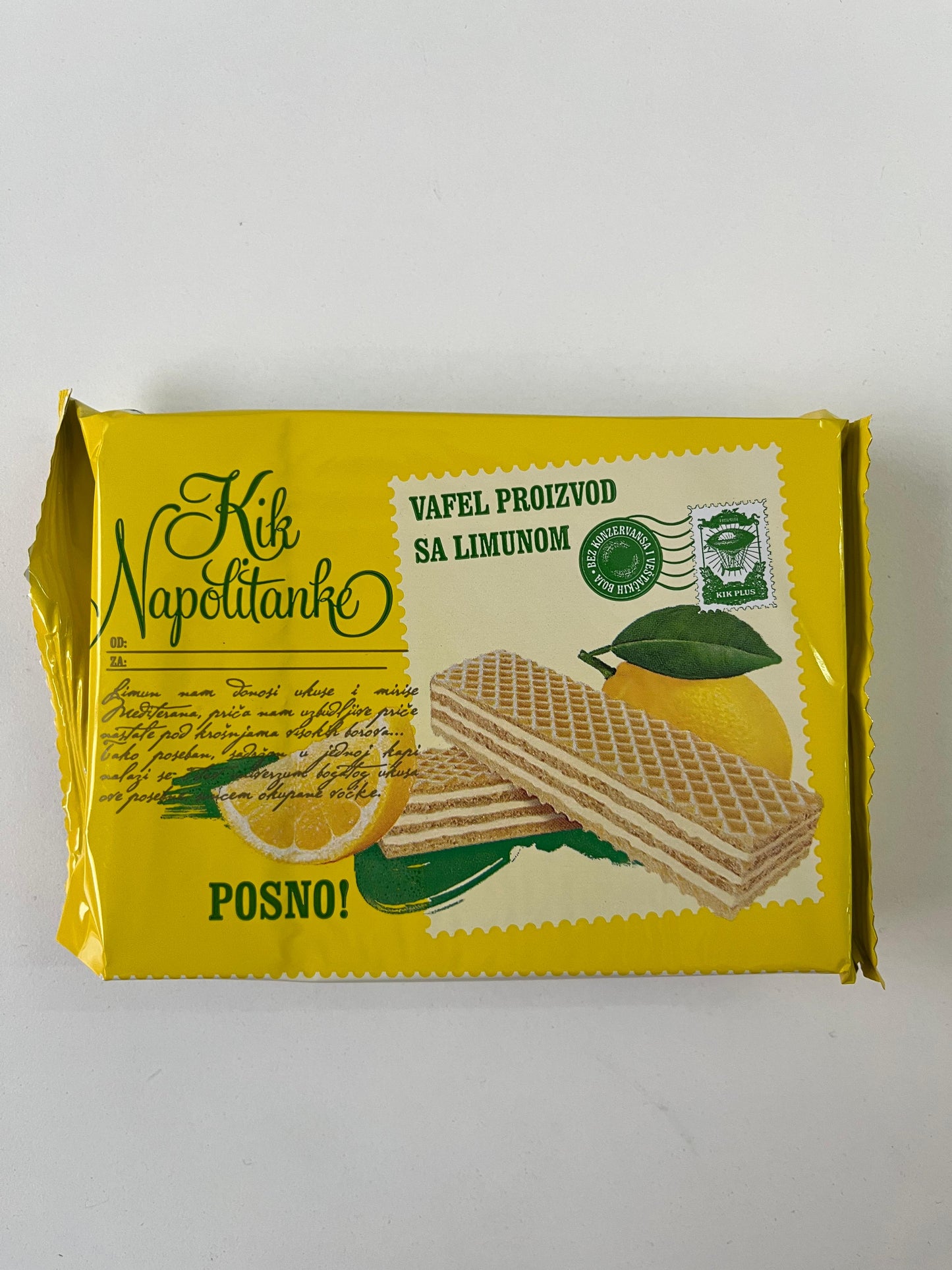 Lemon Waffer 100G