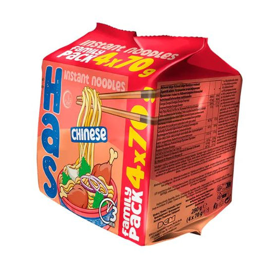 HAS CHINESE Instant noodles Family Pack