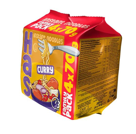 HAS CURRY Instant noodles Family Pack