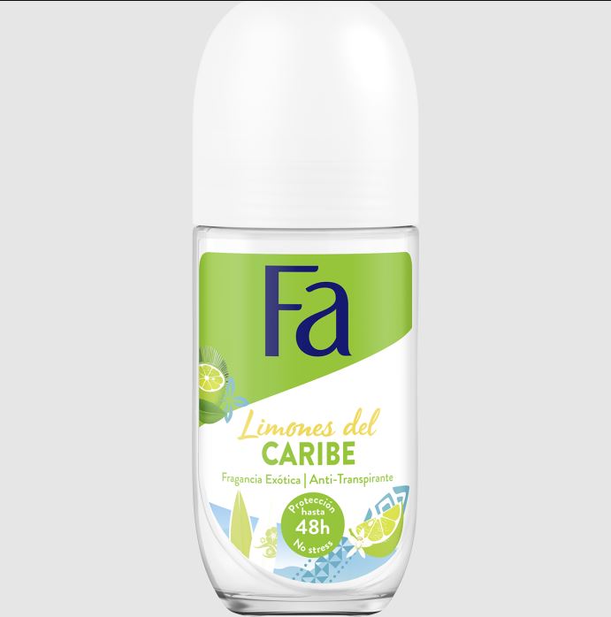 FA Roll-on Deodorant Lemon Caribe 50ml