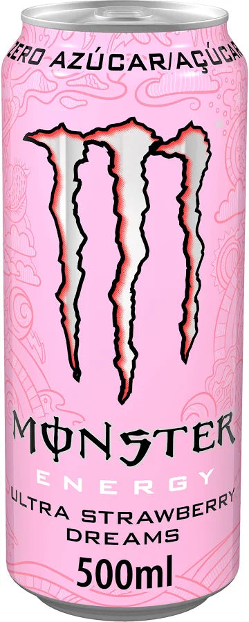 Monster Energy Ultra Strawberry  - 500ML - VOLTA